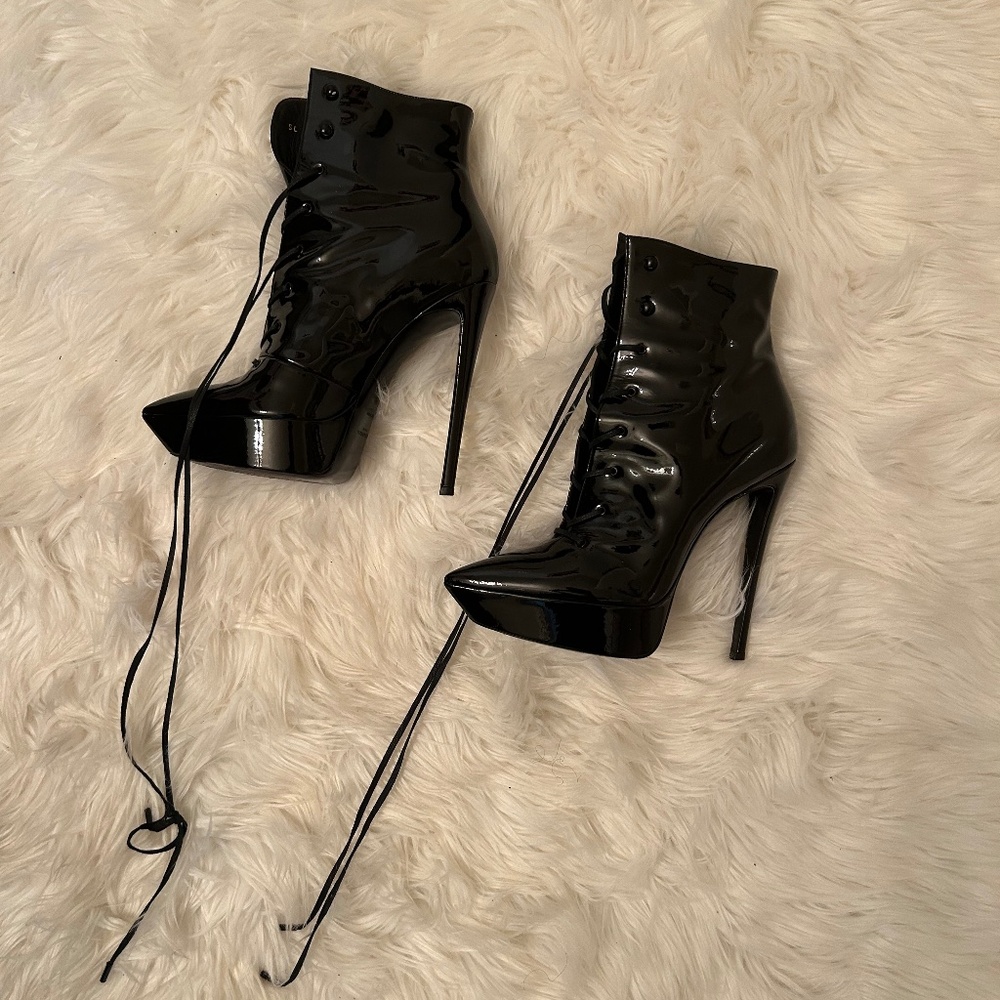 YSL  black booties size 38?